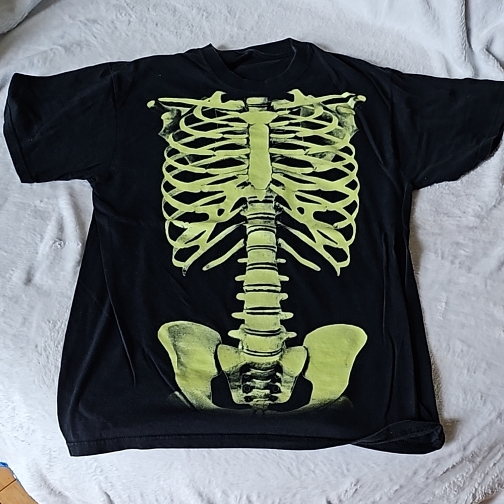 Skeleton Graphic Black T-Shirt